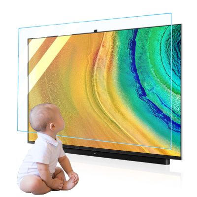 AIZYR 86inch Matte Anti-Glare TV Screen Protector, Anti Blue Light Film Make The Light Soft Relieve Eye Strain for Smart TV 4K LED Samsung, LG,75.9x43.5inch