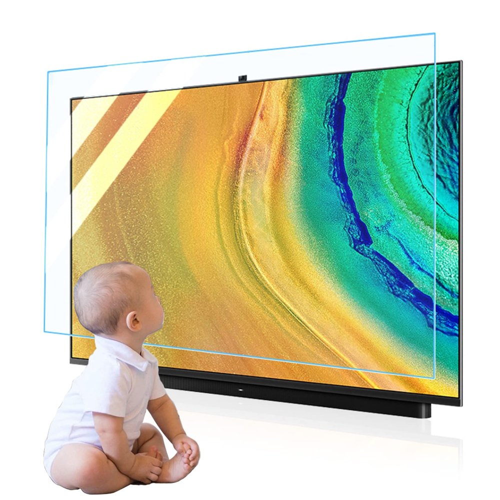 AIZYR 86inch Matte Anti-Glare TV Screen Protector, Anti Blue Light Film Make The Light Soft Relieve Eye Strain for Smart TV 4K LED Samsung, LG,75.9x43.5inch