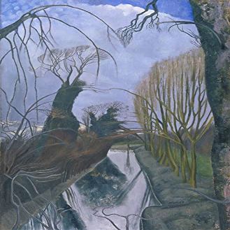 John Nash : The Moat, Grange Farm, Kimble : 1922 : Archival Quality Art Print