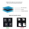 2Pcs Korean Keyboard Stickers for PC Computer Laptop Desktop Keyboard, Computer Keyboard Replacement Stickers (Korean),White Font Black Background view 3