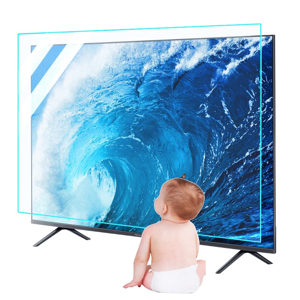 AIZYR TV Screen Protector, Anti Blue Light Matte TV Screen Filter Film Anti-Reflection Rate Up to 90% Relieve Eye Strain and Sleep Better,43 in 942X529mm