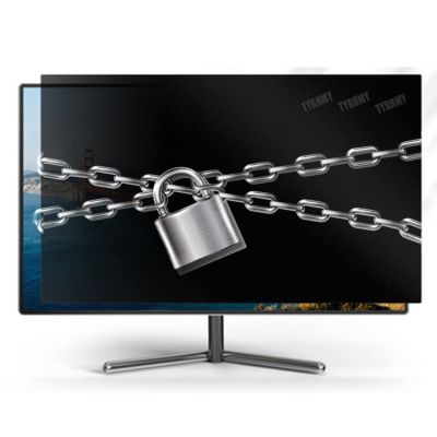 TYRHMY Desktop Monitor Privacy Screen 27" Info Protection for Desktop Computer Security Anti-Glare, Anti-Scratch, Blocks 96% UV,25"(16:9) 554 * 311