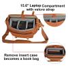 CADeN Camera Bag Case Canvas Compatible for Nikon, Canon, Sony DSLR/SLR Mirrorless Camera with Tripod Holder, Camera Shoulder Messenger Bag for Men/Women (3.0 Coffee) view 3
