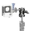 BGNing 2 in 1 Aluminum Scuba Diving Fixture Lights Arm Ball Butterfly Clip Clamp Mount Ball Base Adapter Compatible with GoPro Hero Camera (Two-Hole Butterfly Clip) view 4