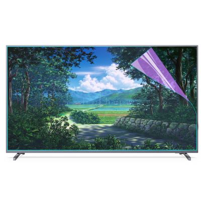 JHZDX 32-75 Inch TV Screen Anti Blue Light Filter Film, Screen Matte Protector, Blocking Harmful Blue Light from 380 to 495nm, for Sharp Sony Samsung Hisense LG Etc,50"(1101 * 620mm)