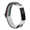 Adjustable Elastic Bands Compatible with Fitbit Alta/Alta HR, Soft Stretchy Nylon Sports Breathable Replacement Wristbands for Women Men (Colorful Boho) view 2