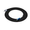 Jeirdus 25M LC to FC Outdoor Armored Simplex 9/125 SM Fiber Optic Cable Jumper Optical Patch Cord Singlemode 25Meters 80ft LC-FC view 4
