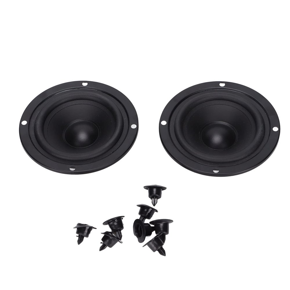 Cuifati Woofer Diaphragm,DIY Woofer Diaphragm Subwoofer Passive Radiator Booster Speaker Replacement Kit Diaphragm