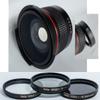 Elite Series HD Fisheye Lens and 3-Pc Filter Set for Canon EOS M200 (49mm Compatible) view 1
