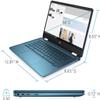 HP 14 Laptop, 14-inch X360 Chromebook Convertible 2-in-1 Touch Screen HD Laptop, Intel Celeron N4020 Processor, 4GB DDR4, 64GB eMMC, 802.11ac, Bluetooth, HDMI, Chrome OS, W/Valinor Accessories view 2