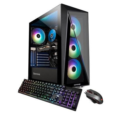 iBUYPOWER Pro Gaming PC Computer Desktop TraceMR 231i (Intel i5-11400F 2.6GHz, GeForce RTX 2060 6GB, 16GB DDR4 RAM, 480 GB SSD, WiFi Ready, Windows 11 Home)