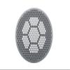 GM Genuine Parts 42627388 Ash Gray Radio Front Passenger Side Center Speaker Grille view 1
