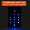 AMOCAM Wireless WiFi Access Control Keypad, Backlight Door Access Control System + 5PCS ID Keychains, Wiegand 26, Password Keypad for House Apartment, TUYA Wireless Entry Security Access Controller view 3