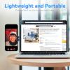 CloudValley Magnetic Phone Holder for Laptop Designed for iPhone 17/16/15/14/13/12 MagSafe, Adjustable Phone Monitor Side Mount, Slim Portable Foldable Computer Expansion Bracket, Navy Blue view 3