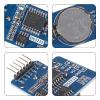 2PCS DS3231 AT24C32 IIC RTC Module Clock Timer Memory Module Beats Replace DS1307 I2C RTC Board with Male to Female Jumper Wire Cable view 3