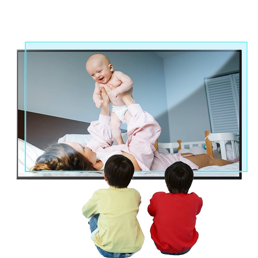 AIZYR Matte TV Screen Protector Film, Eye Protection Blue Light Protector Blocks Relieve Computer Eye Strain for LCD, LED, OLED and QLED 4K HDTV,46 in 1017 X 570mm