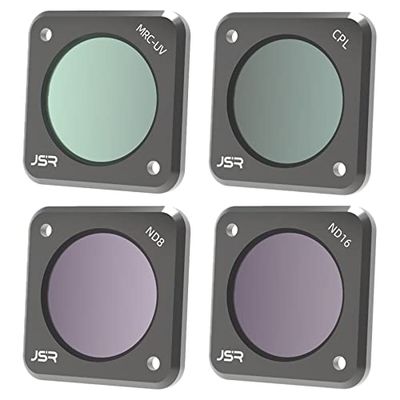 QKOO UV + CPL + ND16 + ND32 Camera Filter for DJI Action 2