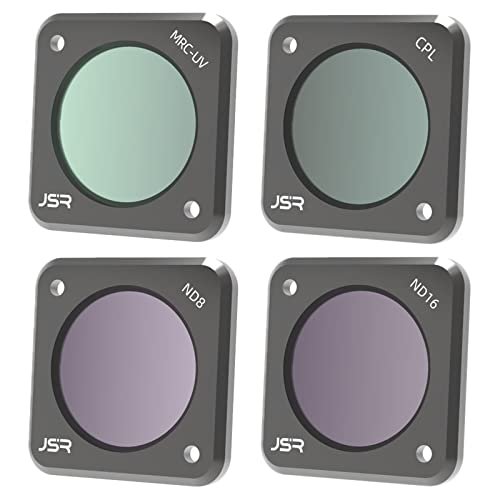 QKOO UV + CPL + ND16 + ND32 Camera Filter for DJI Action 2