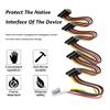 ezqnirk 1pcs 1 to 5 SATA Power Cable Adapter Splitter Cables Hard Drive Supply Cord Hard Drive Power Supply Splitter Cable Cord view 4