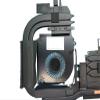 Laptop 4PIN CPU GPU Fan Modules with Heatsink for CLEVO P950EN P950ER P955ER P955EP6 P955EE6 6-31-P95E2-101 6-31-P95E2-501 view 2