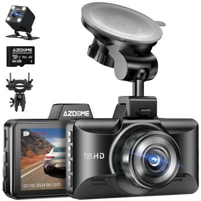 AZDOME M01 Pro Dual Dash Cam and Mirror Mount Holder