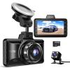 AZDOME M01 Pro Dual Dash Cam and Mirror Mount Holder view 2