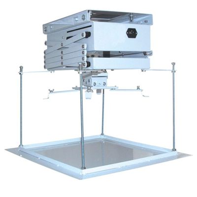 TECHTONGDA Projector Lift Motorized Projector Mount Hanger Hidden Projector Ceiling Mount with Remote Control for House Cinema Church Hall School