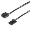ezqnirk 1pcs Molex 4pin SATA to 10 Port 4 Pin PWM Fan Hub Controller RPM Feedback Cable,CPU Cooler Fan Splitter for 4-pin 3pin Case Cooling,Power by SATA view 3