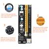 ezqnirk 1pcs PCI-E Riser 009s/010 Plus Card PCIE PCI E Extender USB 3.0 SATA to 4Pin Molex Adapter Cable Mining Riser Suitable for Video Card,3in1 Riser 008S Blue view 4
