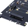 ezqnirk 1pcs Mini Pcie MSATA Adapter SSD to 2.5 Inch SATA3 Adapter Card view 2