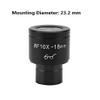 ZTBH Microscope Accessories Kit WF10X 18mm Microscope Eyepiece, Microscope Mounting 23.2mm with Reticle Scale Microscope Slides (Color : with Scale) view 2