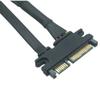 1pcs Sata Extension Cable SATA 22 Pin Male to Female SATA 3 III 22 Pin Male to Female 7+15 Pin SATA Data Power Combo,0.5m view 4