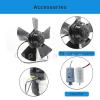 A2D250-AA26-80 M2D068-DF 400/480VAC 140/220W 0.3A Axial Fan for Servo Spindle Motor view 3