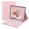 HENGHUI Touch Keyboard for Galaxy Tab S8 11" 2022 / Tab S7 11 Inch 2020 Tablet Keyboard Case with Touchpad Cute Round Key Color Keyboard Detachable Wireless Keyboard Cover (Pink) view 1
