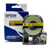 Epson LABELWORKS 224IBYPX Genuine PET (Polyester) Tape Cartridge - Black on Yellow Strong Adhesive Standard Industrial Label Maker Tape - 1" (24MM) Wide, 30' view 1
