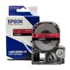 Epson LABELWORKS 224BRPX Genuine PET (Polyester) Tape Cartridge - Black on Red Label Maker Tape - 1" (24MM) Wide, 30' view 1