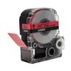 Epson LABELWORKS 224BRPX Genuine PET (Polyester) Tape Cartridge - Black on Red Label Maker Tape - 1" (24MM) Wide, 30' view 4
