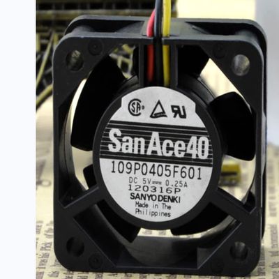 109P0405F601 40x40x20mm 5V 0.25A 4CM 3-Wire Cooling Fan