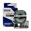 Epson LABELWORKS 224WCPX Genuine PET (Polyester) Tape Cartridge - White on Clear Label Maker Tape - 1" (24MM) Wide, 30' view 1