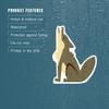 Lantern Press Sticker Coyote Geometric Die Cut Vinyl, (Waterproof Decal for Cars, Water Bottles, Laptops, Coolers), Small view 4
