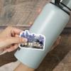 Die Cut Sticker Los Angeles, California, Griffith Conservatory and Skyline, Photography Vinyl Sticker, (Waterproof Decal for Cars, Water Bottles, Laptops, Coolers), Large view 2