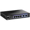 TRENDnet 6-Port 10G Switch, 4 x 2.5G RJ-45 Base-T Ports, 2 x 10G RJ-45 Ports, 60Gbps Switching Capacity, Wall Mountable, 10 Gigabit Network Connections, Lifetime Protection, Black, TEG-S762 view 1