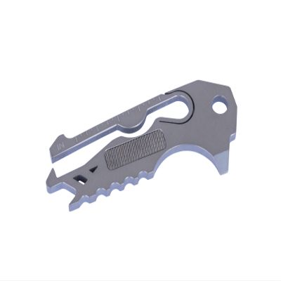 Artemus - Keychain Micro-tool - Split Ring Plier - Pry Tip - Screwdriver - Metric and Imperial Ruler - Pocket Hanger - Box Opener - Nail File