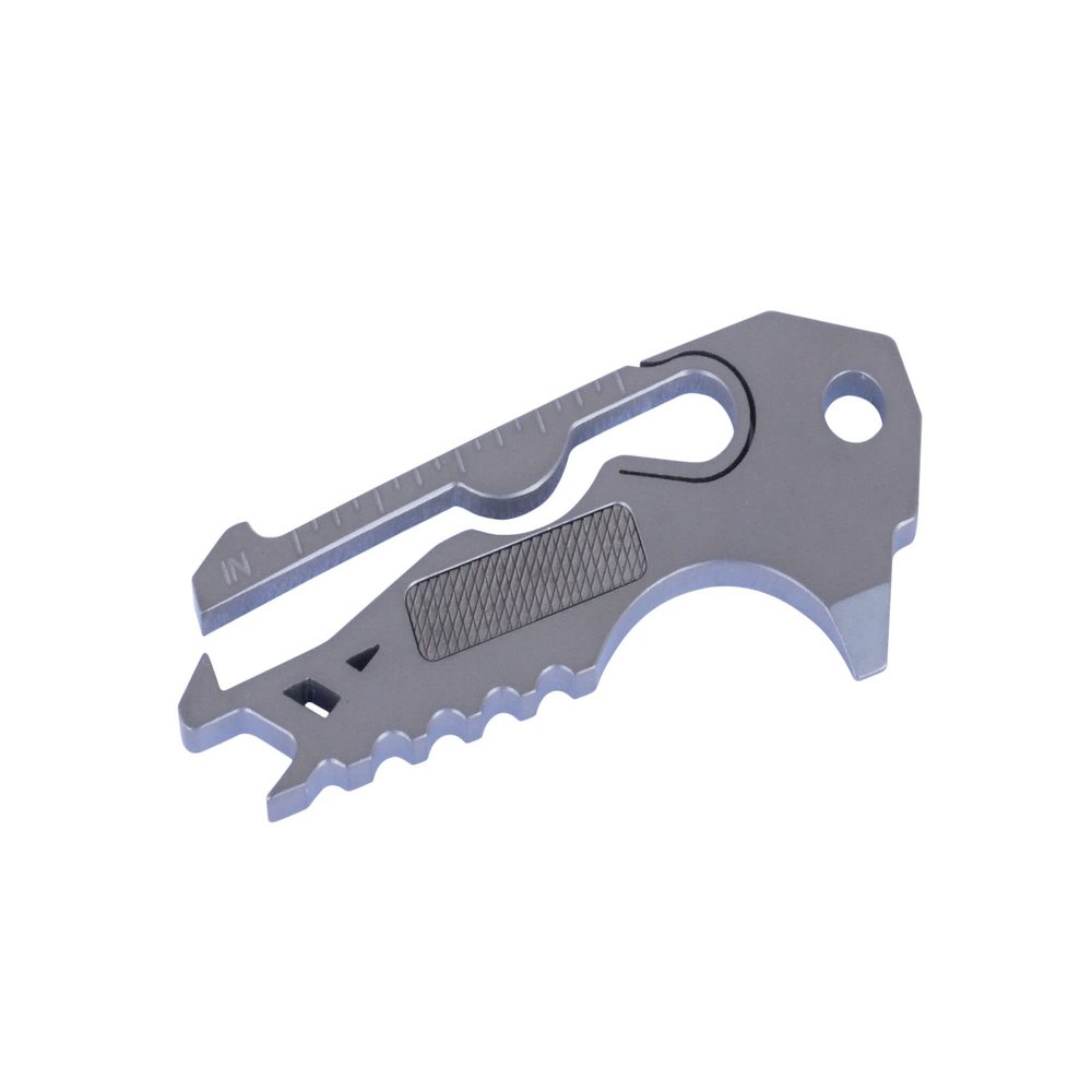 Artemus - Keychain Micro-tool - Split Ring Plier - Pry Tip - Screwdriver - Metric and Imperial Ruler - Pocket Hanger - Box Opener - Nail File