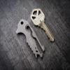 Artemus - Keychain Micro-tool - Split Ring Plier - Pry Tip - Screwdriver - Metric and Imperial Ruler - Pocket Hanger - Box Opener - Nail File view 3