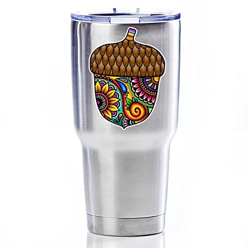 Autumn Acorn Laptop/Tumbler Sticker by Megan J Designs  Laptops Windows Cars Vinyl Sticker Waterproof Decal