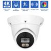 GW Security 16 Channel 8MP Fulltime Color Night Vision 4K NVR Security Camera System with 12 UltraHD 4K Two-Way Audio Outdoor/Indoor Smart AI Face Recognition Human Vehicle Detection PoE Dome Cameras view 2