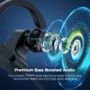 Lakukom Bluetooth Headphones, Deep Bass Wireless Running Headphones w/16 Hrs Playtime, Bluetooth Earbuds in-Ear w/Earhooks, IPX7 Waterproof Sports Earphones with Microphone for Calls view 2