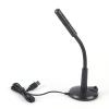 USB Computer Microphone, Plug &Play Desktop Omnidirectional Condenser PC Laptop Mic, Mute Mini Gooseneck Microphone for Gaming Singing Streaming Recording view 1