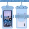 Vaxson Phone Case, Compatible with Kodak Seren KD50 Waterproof Pouch Dry Bag [ Not Screen Protector Film ] Blue view 2